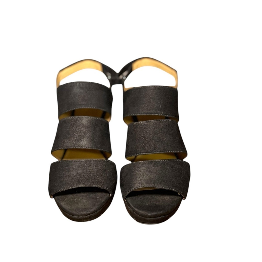 Naturalizer Black Strappy Block Heels - Picture 7 of 7